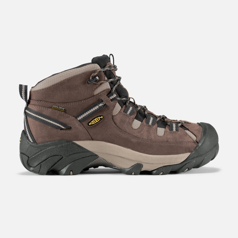 Keen Targhee II Mid Wide Waterproof Boots - Men's Brown Boots